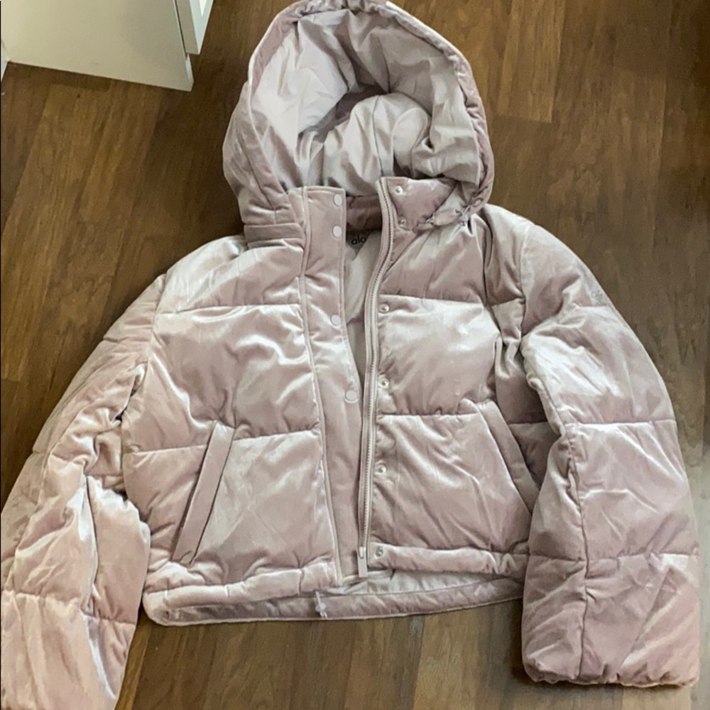 ALO Velvet Puffer Jacket - Missing Snap